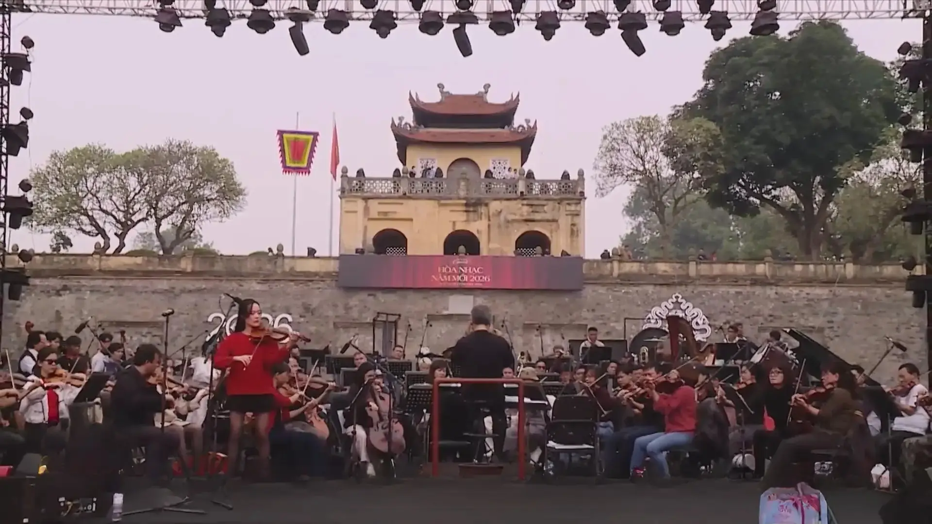 Bữa tiệc âm nhạc năm mới tại Hoàng thành Thăng Long